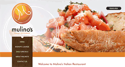 Desktop Screenshot of mulinosrestaurant.com